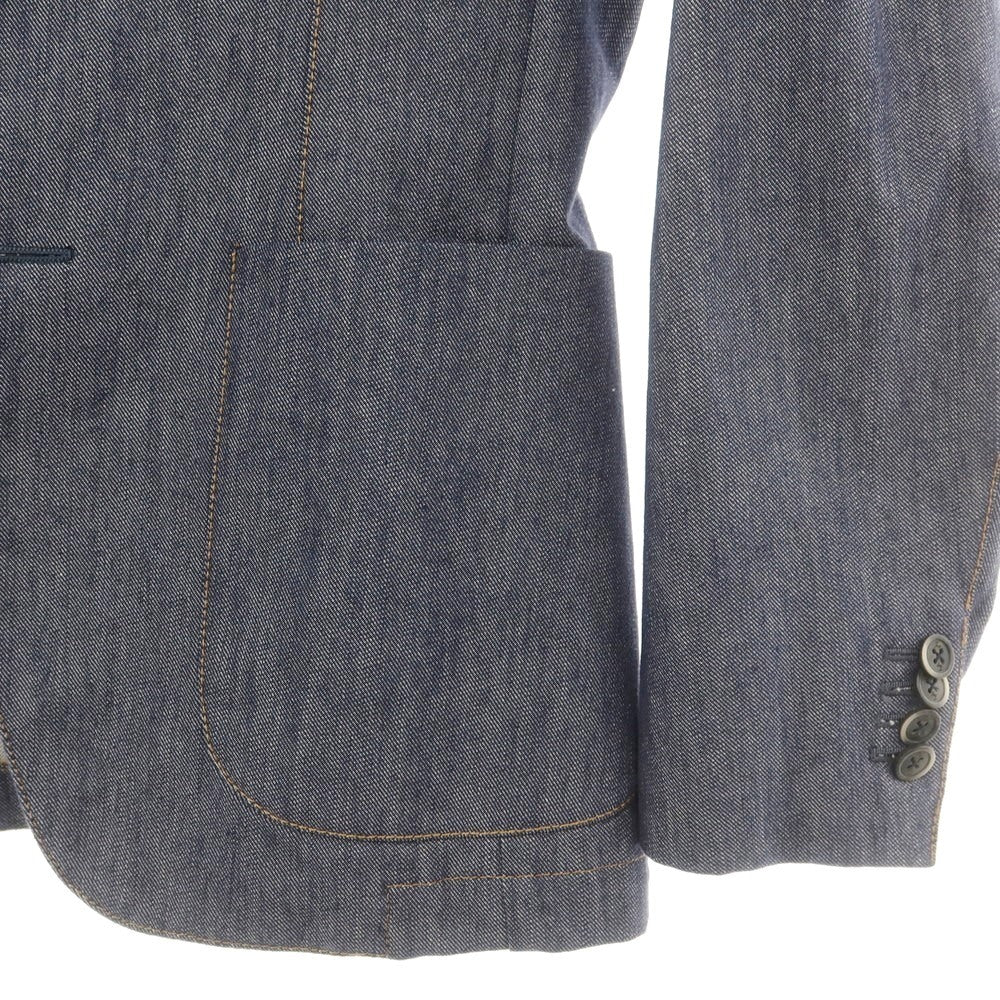 [Used] FAY denim casual jacket, navy [44] [Condition rank C] [Men&