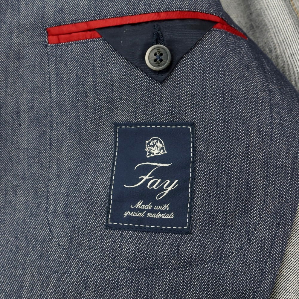 [Used] FAY denim casual jacket, navy [44] [Condition rank C] [Men&