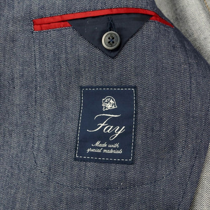 [Used] FAY denim casual jacket, navy [44] [Condition rank C] [Men&