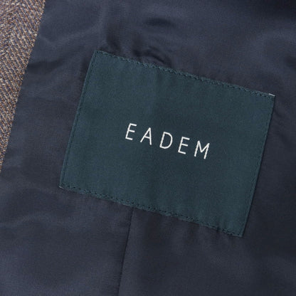 [Used] EADEM Linen Gilet Vest Ash Brown x Navy [44] [Condition Rank B] [Men&