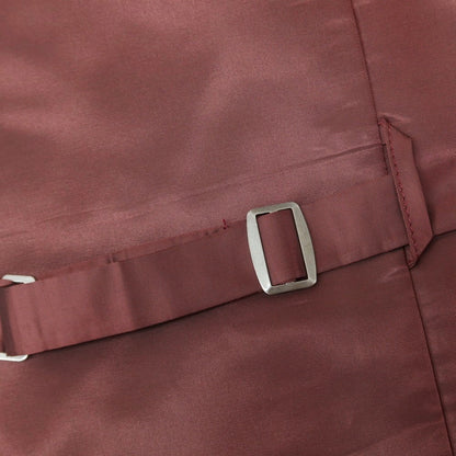 [Used] TAKEO KIKUCHI Wool Gilet Vest Dark Navy x Bordeaux [3] [Condition Rank A] [Men&