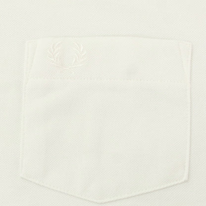[Used] Fred Perry FRED PERRY Cotton Polyester Pique Button-down Short Sleeve Polo Shirt White [M] [Condition Rank B] [Men&
