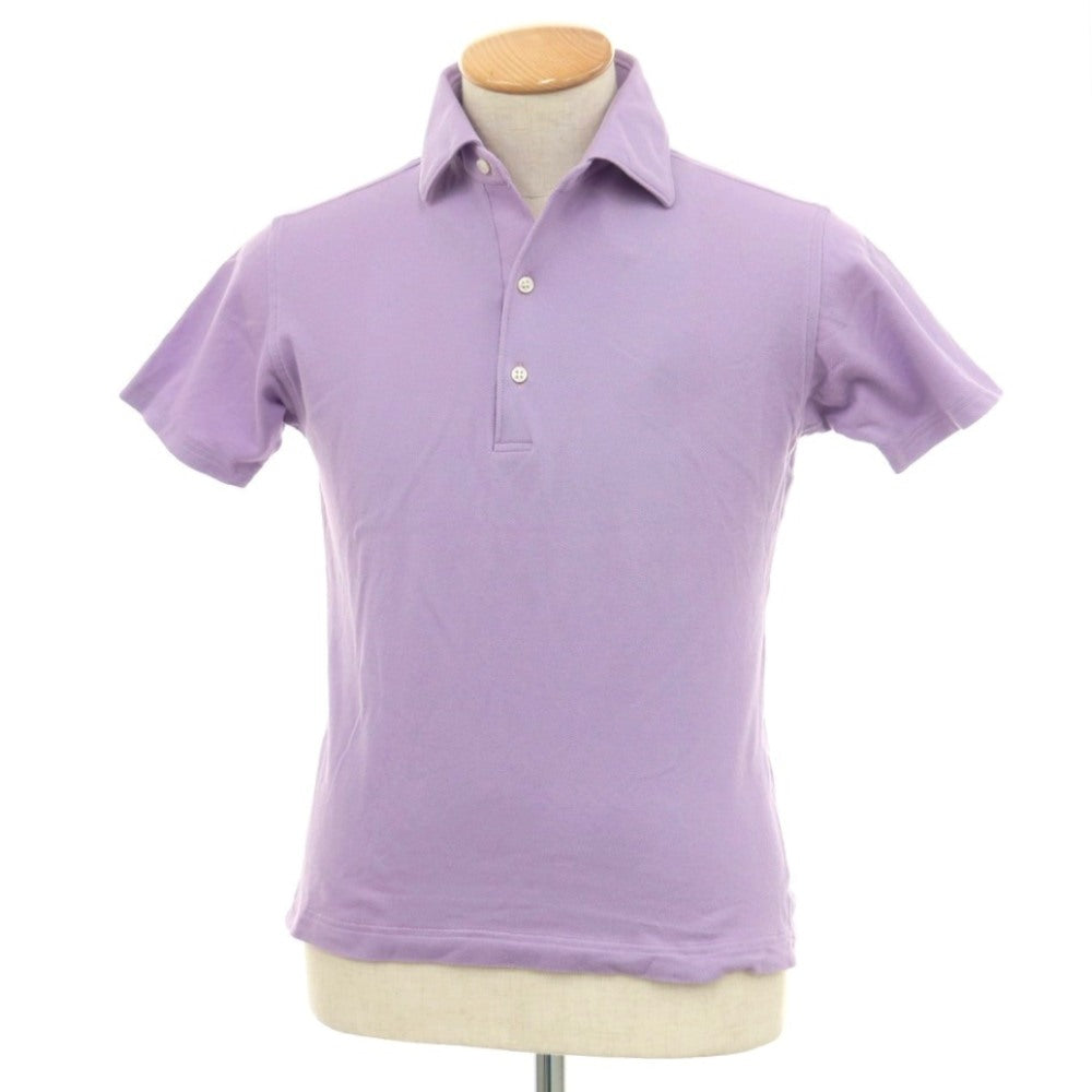 [Used] ORIAN Cotton Pique Short Sleeve Polo Shirt Lavender [S] [Condition Rank C] [Men&