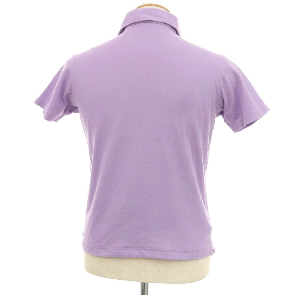 [Used] ORIAN Cotton Pique Short Sleeve Polo Shirt Lavender [S] [Condition Rank C] [Men&