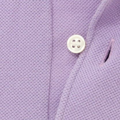 [Used] ORIAN Cotton Pique Short Sleeve Polo Shirt Lavender [S] [Condition Rank C] [Men&