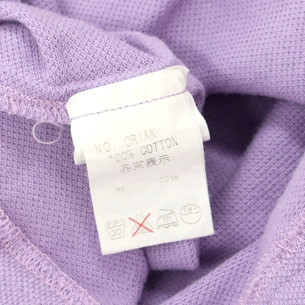 [Used] ORIAN Cotton Pique Short Sleeve Polo Shirt Lavender [S] [Condition Rank C] [Men&