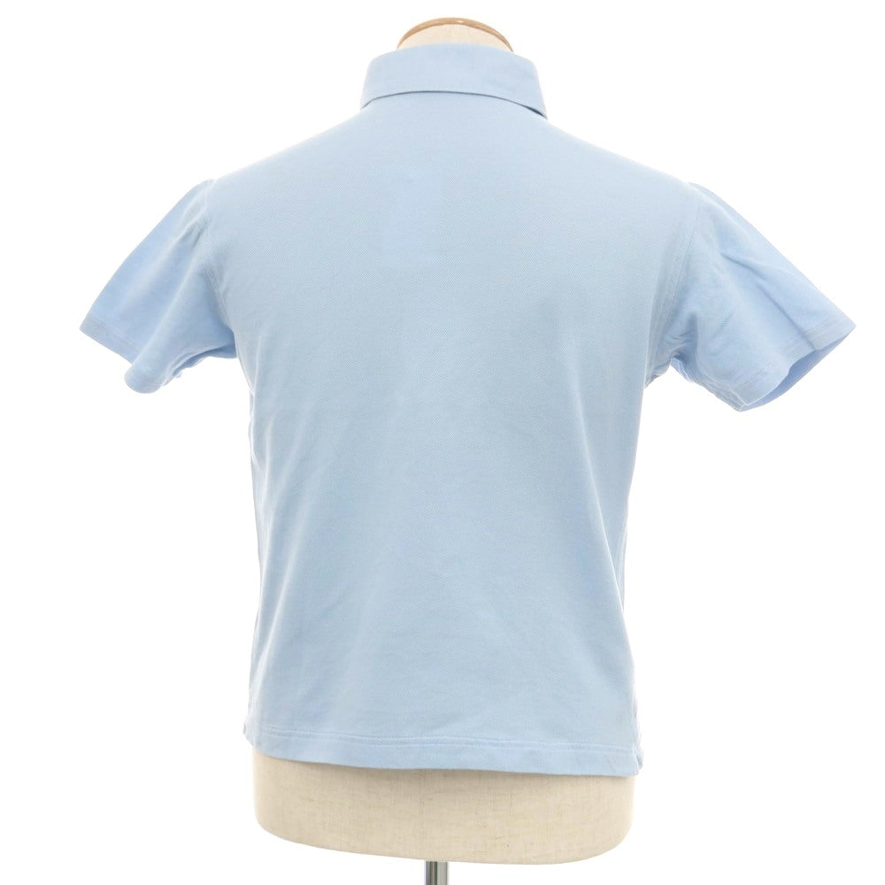 [Used] ORIAN Cotton Pique Short Sleeve Polo Shirt Light Blue [S] [Condition Rank B] [Men&