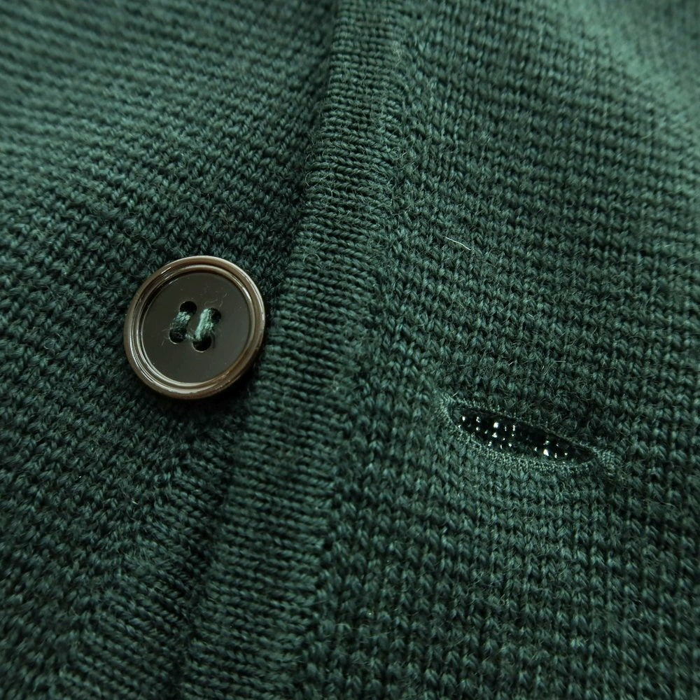 【中古】ラルディーニ LARDINI ウール ニットベスト ダークグリーン【 46 】【 状態ランクB 】【 メンズ 】