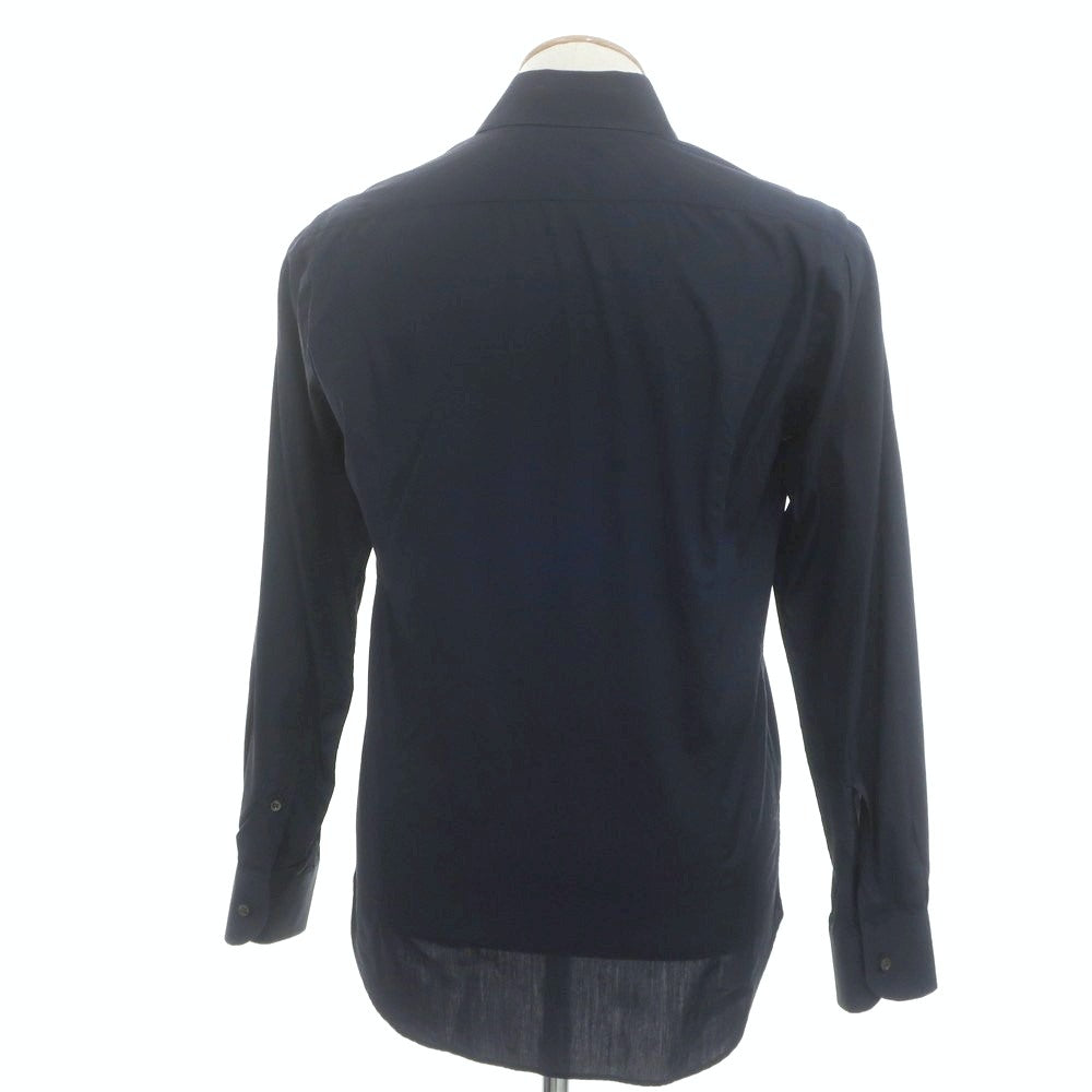 [Used] ORIAN Cotton Semi-Wide Collar Dress Shirt Navy [38] [Condition Rank C] [Men&