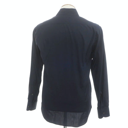 [Used] ORIAN Cotton Semi-Wide Collar Dress Shirt Navy [38] [Condition Rank C] [Men&