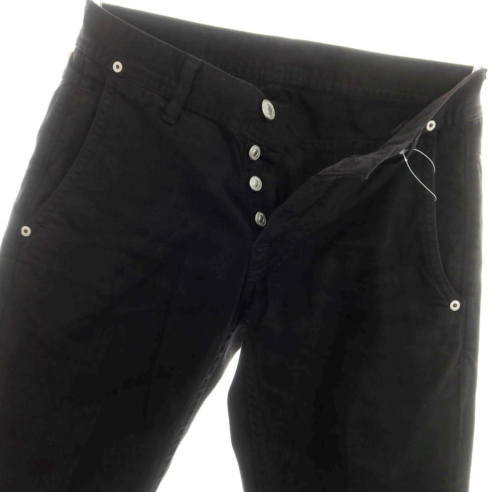 [Used] Care label stretch cotton denim pants black [29] [Condition rank A] [Men&