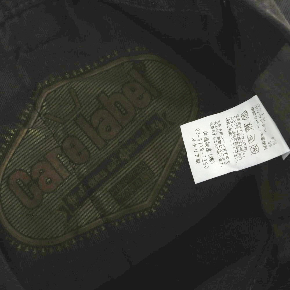 [Used] Care label stretch cotton denim pants black [29] [Condition rank A] [Men&