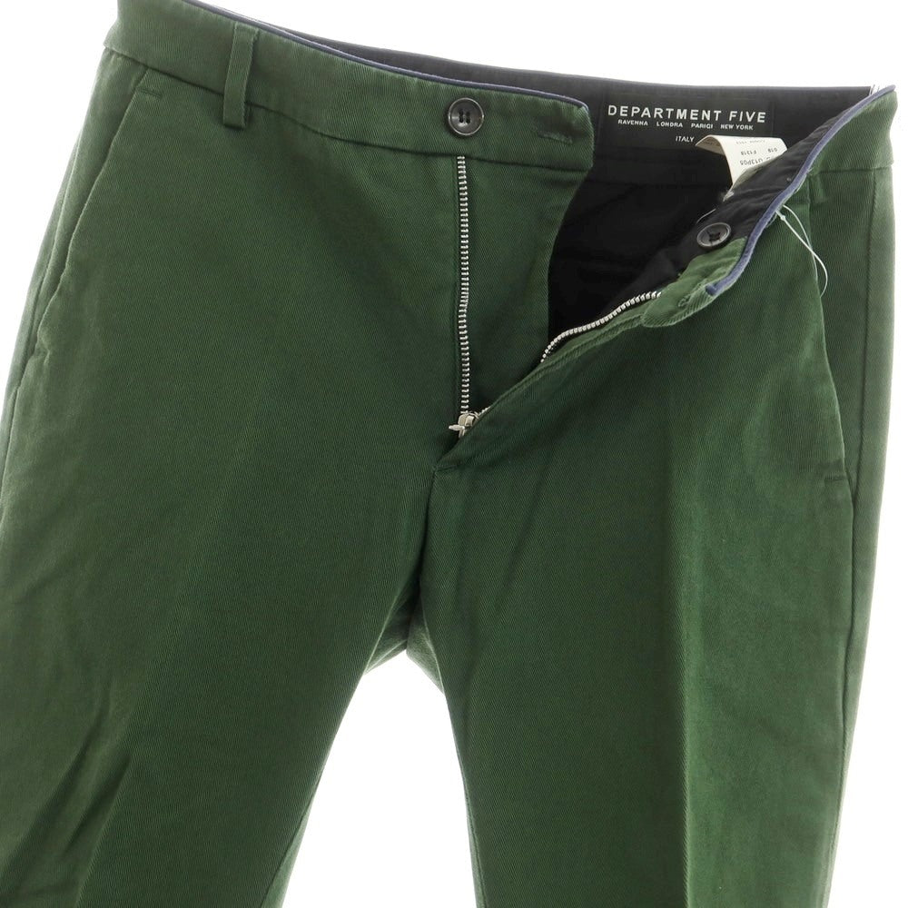 [Used] Department 5 Stretch Cotton Casual Slacks Pants Green [29] [Condition Rank B] [Men&