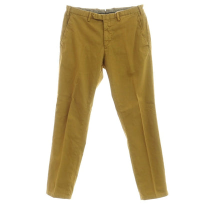 【中古】サンタニエッロ SANTANIELLO ストレッチ コットン カジュアルスラックスパンツ マスタード系【 46 】【 状態ランクB 】【 メンズ 】 [APD]