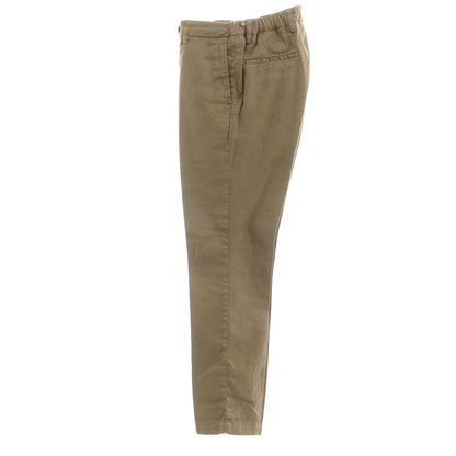 [Used] ENTRE AMIS stretch linen cotton easy pants, dark beige [30] [Condition rank B] [Men&