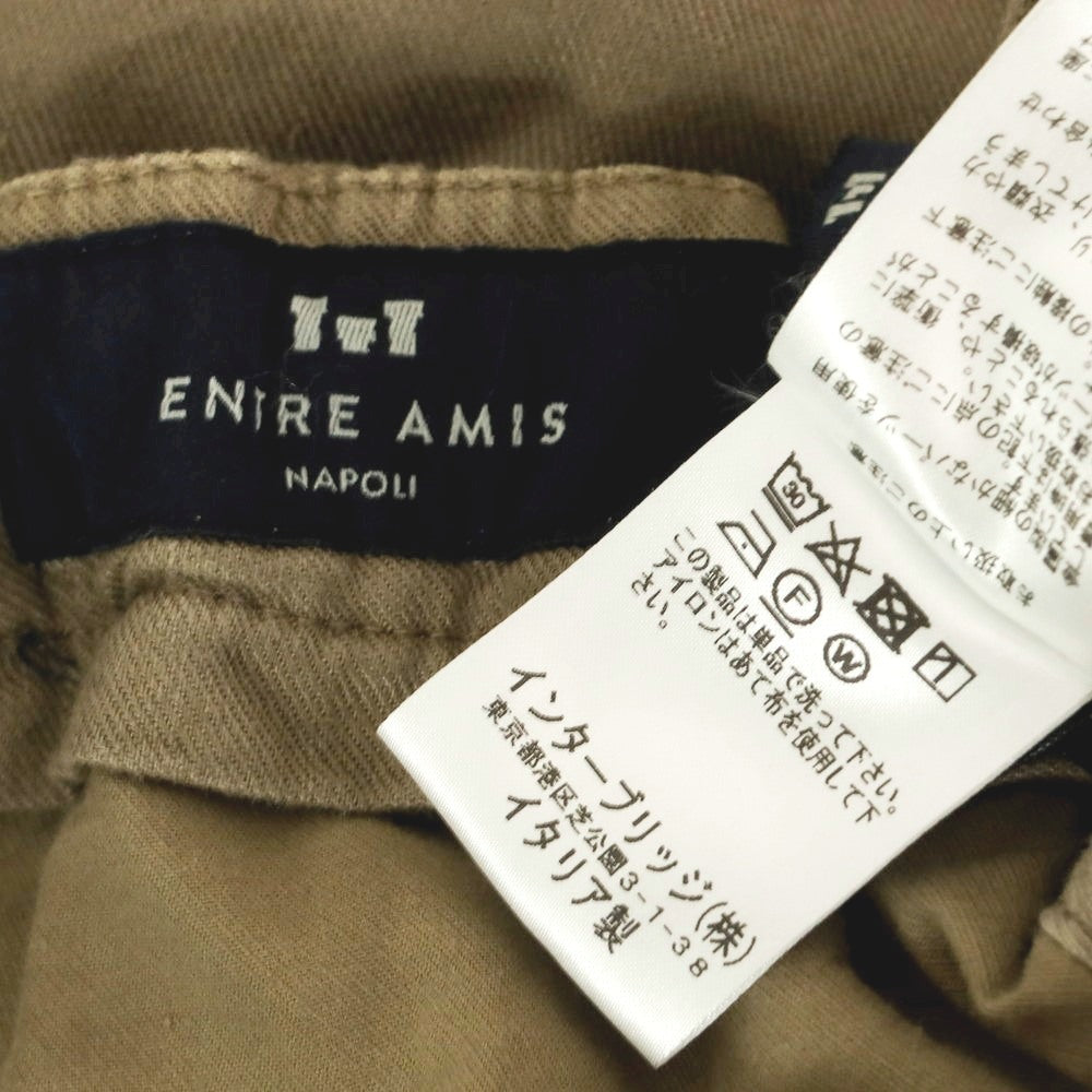 [Used] ENTRE AMIS stretch linen cotton easy pants, dark beige [30] [Condition rank B] [Men&