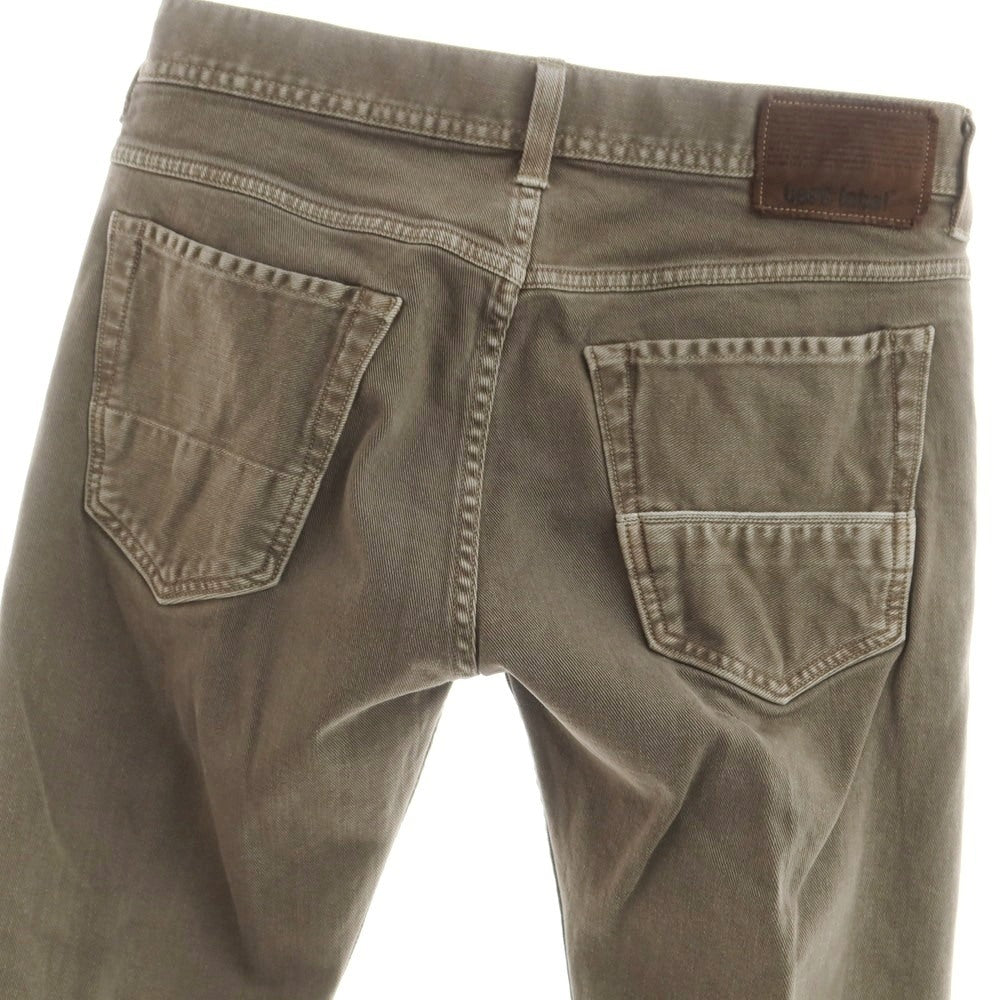 【中古】ケアレーベル Care label ストレッチ コットン デニムパンツ アッシュブラウン系【サイズ30】【 状態ランクB 】【 メンズ 】[EPD]
