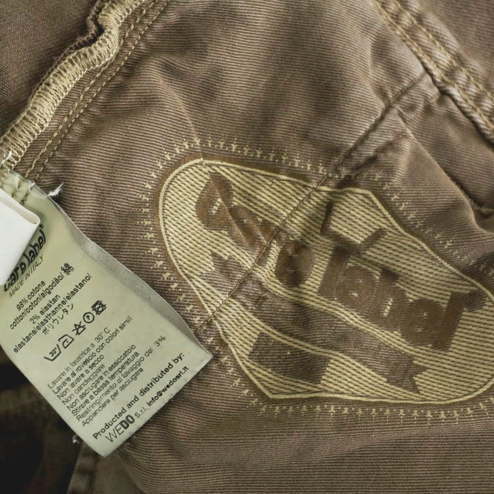 【中古】ケアレーベル Care label ストレッチ コットン デニムパンツ アッシュブラウン系【サイズ30】【 状態ランクB 】【 メンズ 】[EPD]