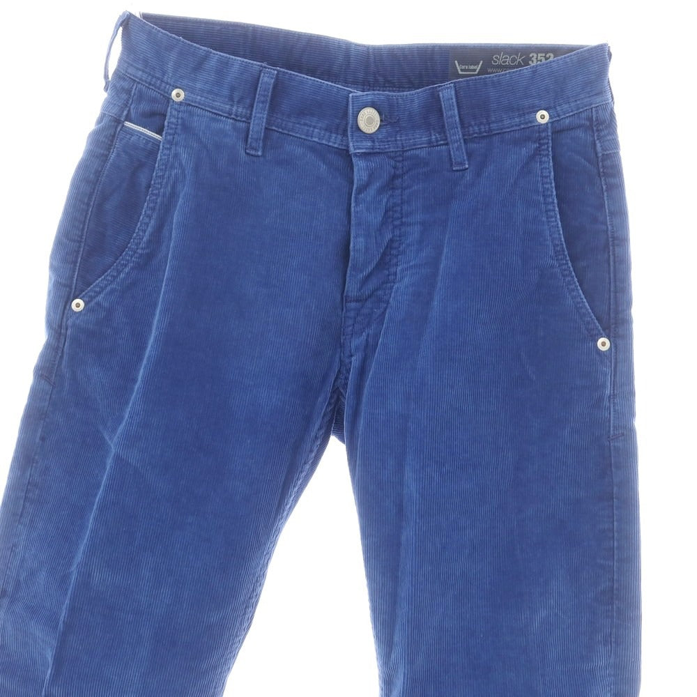 【中古】ケアレーベル Care label ストレッチ コーデュロイパンツ ブルー【 29 】【 状態ランクB 】【 メンズ 】