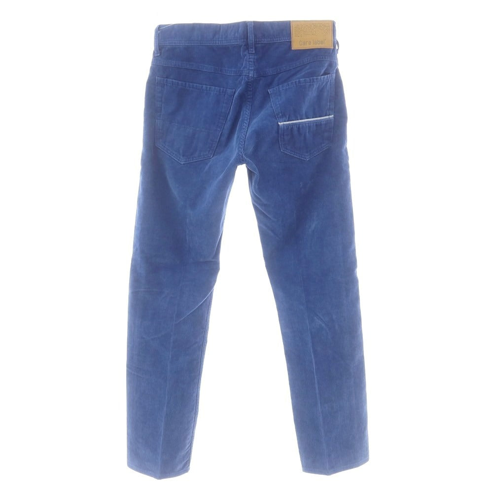 【中古】ケアレーベル Care label ストレッチ コーデュロイパンツ ブルー【サイズ29】【 状態ランクB 】【 メンズ 】 [DPD]