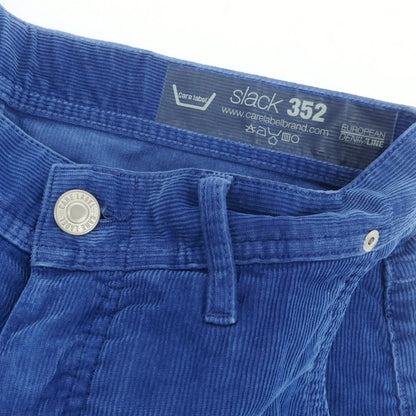 【中古】ケアレーベル Care label ストレッチ コーデュロイパンツ ブルー【 29 】【 状態ランクB 】【 メンズ 】