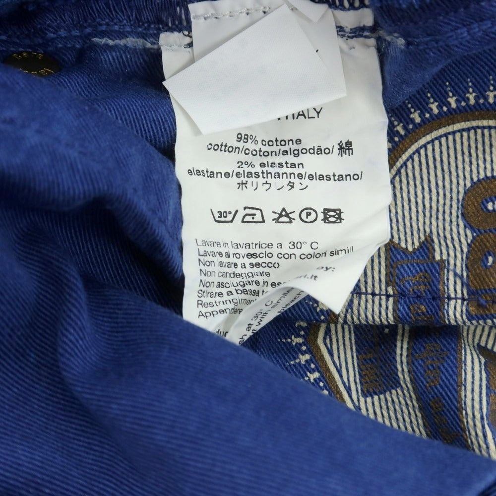 【中古】ケアレーベル Care label ストレッチ コーデュロイパンツ ブルー【サイズ29】【 状態ランクB 】【 メンズ 】 [DPD]