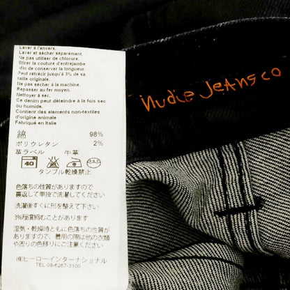[Used] Nudie Jeans Stretch Cotton Jeans Denim Pants Black [29] [Condition Rank B] [Men&
