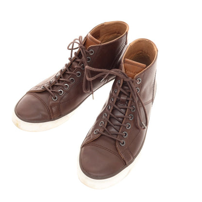 [Used] Coach COACH Leather High-top Sneakers Brown [25.5] [Condition Rank C] [Men&