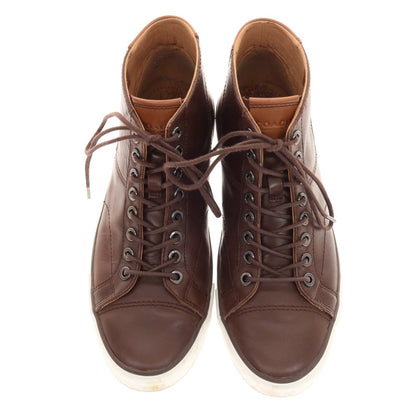 [Used] Coach COACH Leather High-top Sneakers Brown [25.5] [Condition Rank C] [Men&