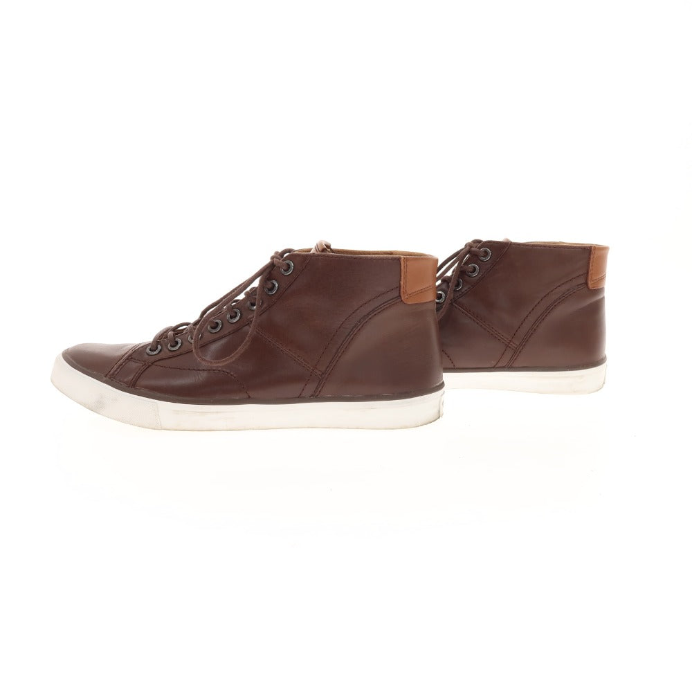 [Used] Coach COACH Leather High-top Sneakers Brown [25.5] [Condition Rank C] [Men&
