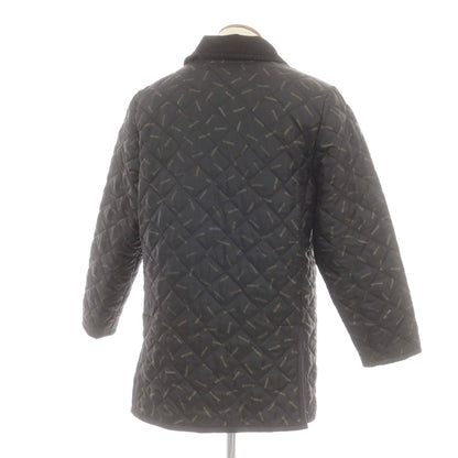 【中古】ラベンハム LAVENHAM ポリエステル ロゴ キルティングブルゾン ブラック【 38 】【 状態ランクB 】【 メンズ 】