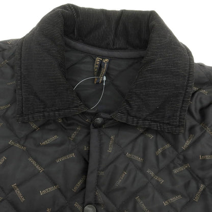 【中古】ラベンハム LAVENHAM ポリエステル ロゴ キルティングブルゾン ブラック【 38 】【 状態ランクB 】【 メンズ 】