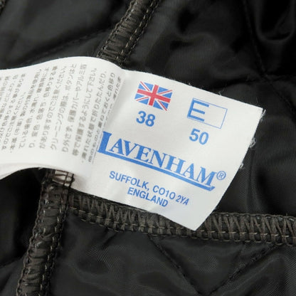 【中古】ラベンハム LAVENHAM ウールポリエステル キルティングブルゾン ダークグレー【 38 】【 状態ランクB 】【 メンズ 】