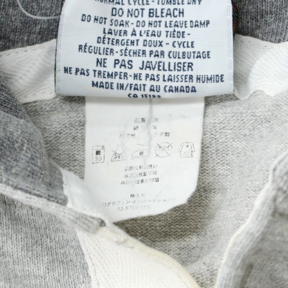 [Used] Barbarian Cotton Border Pullover Hoodie Gray x Black [M] [Condition Rank C] [Men&