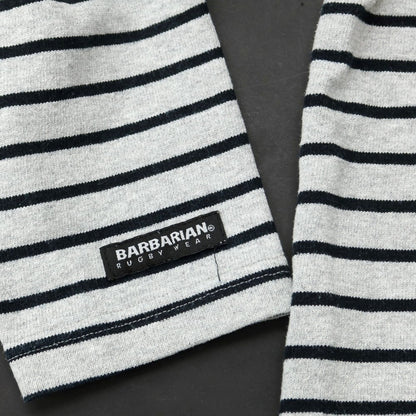 [Used] Barbarian Cotton Border Pullover Hoodie Gray x Black [M] [Condition Rank C] [Men&