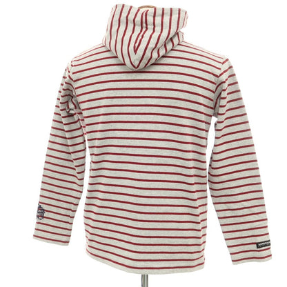 [Used] Barbarian Cotton Border Pullover Hoodie Gray x Red [M] [Condition Rank C] [Men&