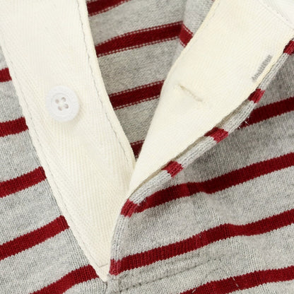 [Used] Barbarian Cotton Border Pullover Hoodie Gray x Red [M] [Condition Rank C] [Men&