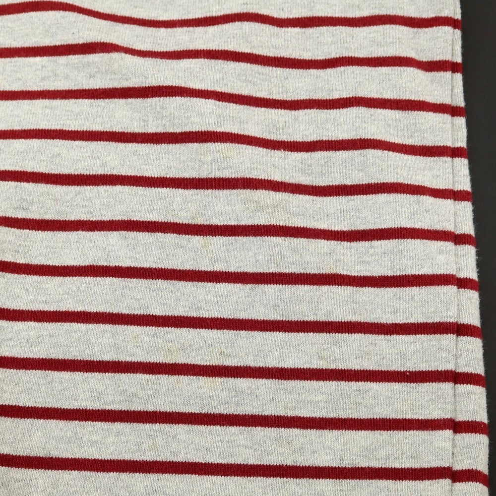 [Used] Barbarian Cotton Border Pullover Hoodie Gray x Red [M] [Condition Rank C] [Men&