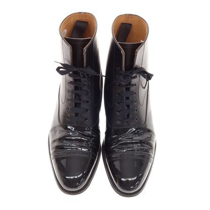 [Used] Otsuka OTSUKA Combi Lace-up Boots Black [24.5] [Condition Rank C] [Men&