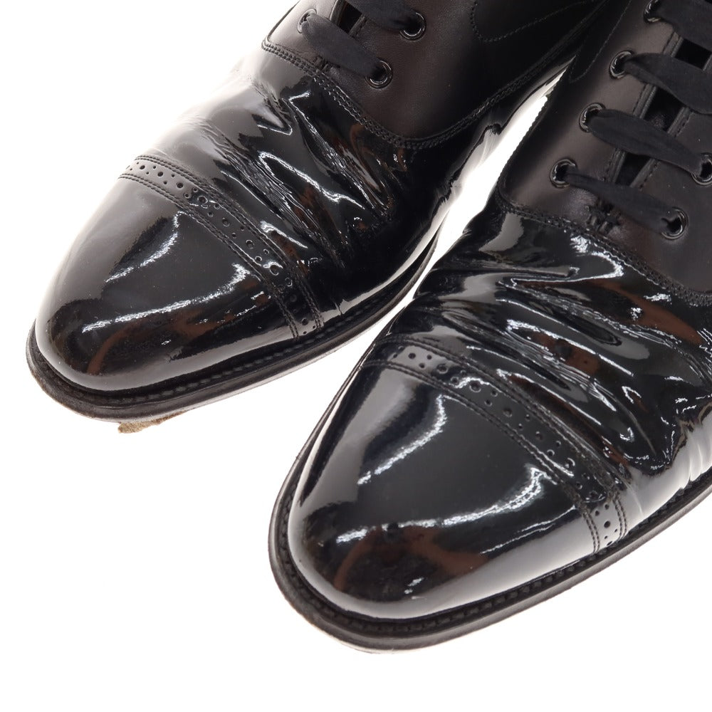 [Used] Otsuka OTSUKA Combi Lace-up Boots Black [24.5] [Condition Rank C] [Men&