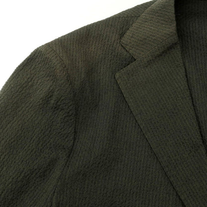 [Used] TAGLIATORE Seersucker Cotton Casual Jacket Dark Olive Green [42] [Condition Rank B] [Men&