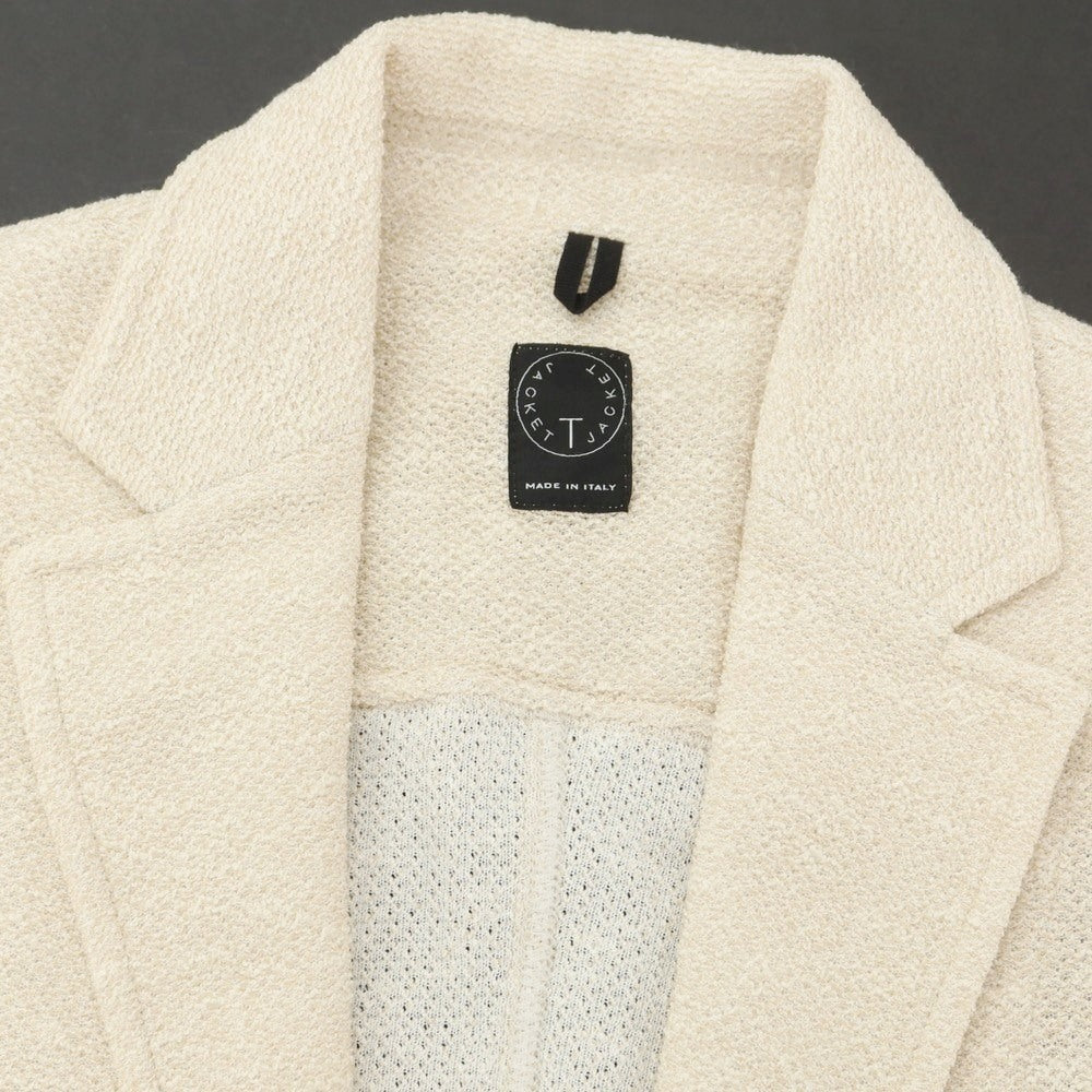 [Used] [Unused] T-JACKET Polyester cotton knit casual jacket Beige [XS] [Condition rank S] [Men&