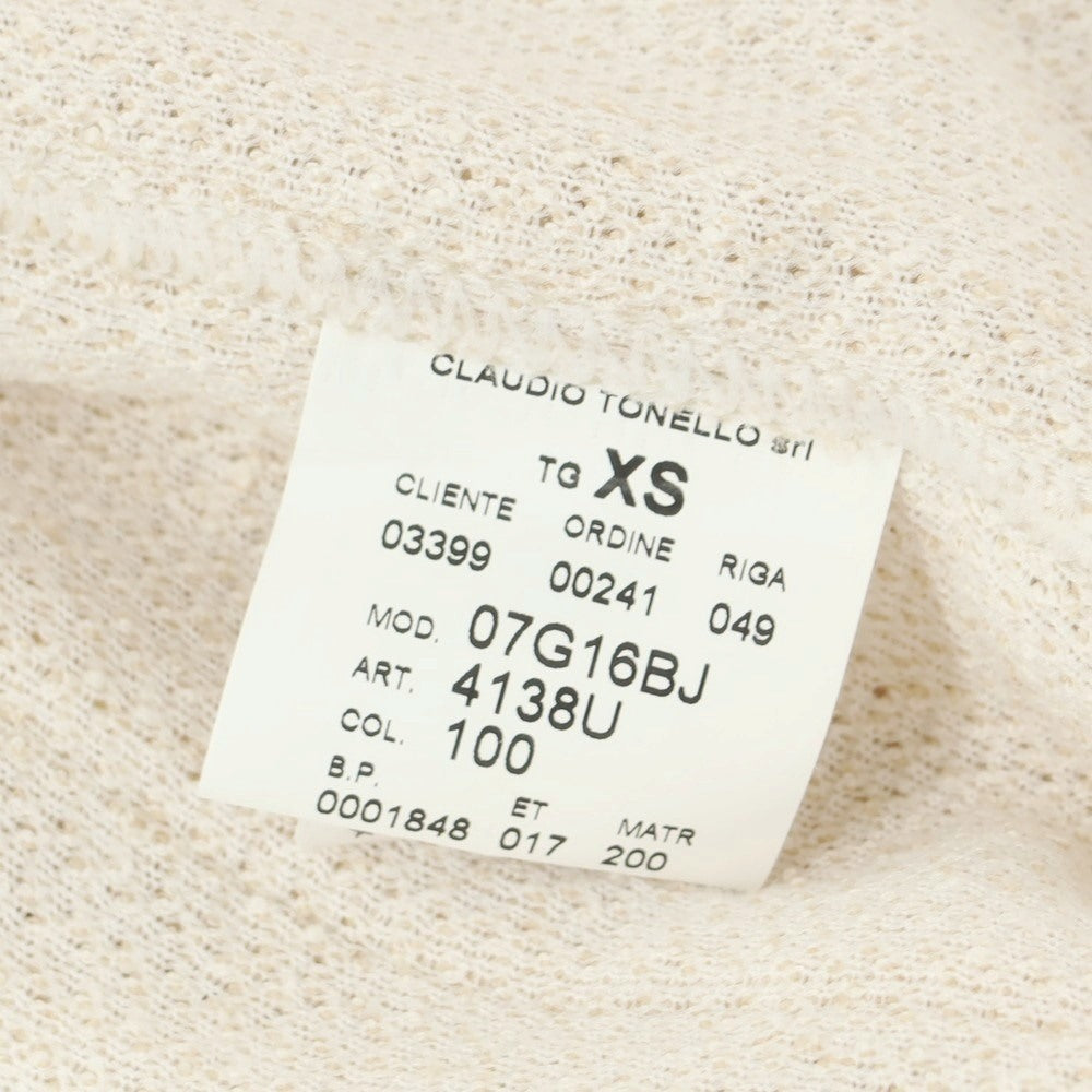 [Used] [Unused] T-JACKET Polyester cotton knit casual jacket Beige [XS] [Condition rank S] [Men&