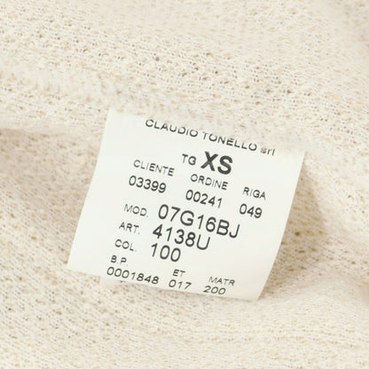 [Used] [Unused] T-JACKET Polyester cotton knit casual jacket Beige [XS] [Condition rank S] [Men&