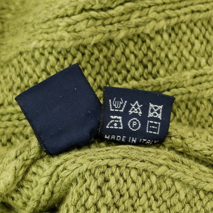 [Used] Drumohr Cotton Linen Rib Knit Shawl Collar Cardigan Light Olive Green [44] [Condition Rank C] [Men&