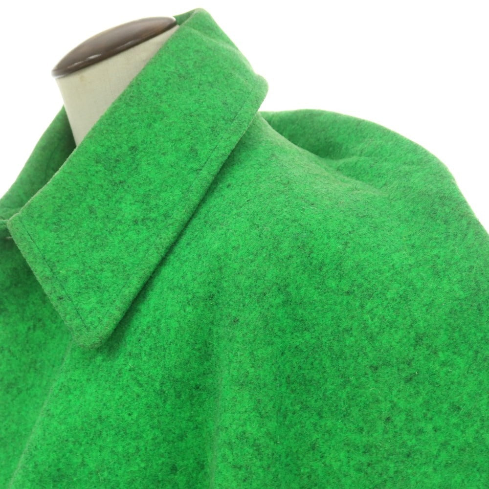 【中古】ウォルターヴァンベイレンドンク Walter Van Beirendonck ウールポリエステル ステンカラーコート ライトグリーン【 L 】【 状態ランクC 】【 メンズ 】