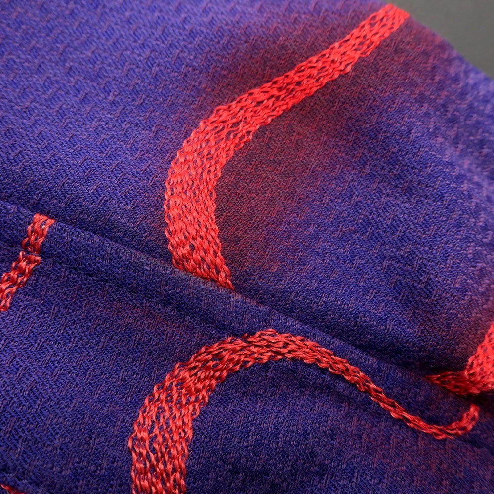 [Used] CASELLA MEYER Cotton Silk Regular Collar Casual Shirt Purple x Red [M] [Condition Rank B] [Men&