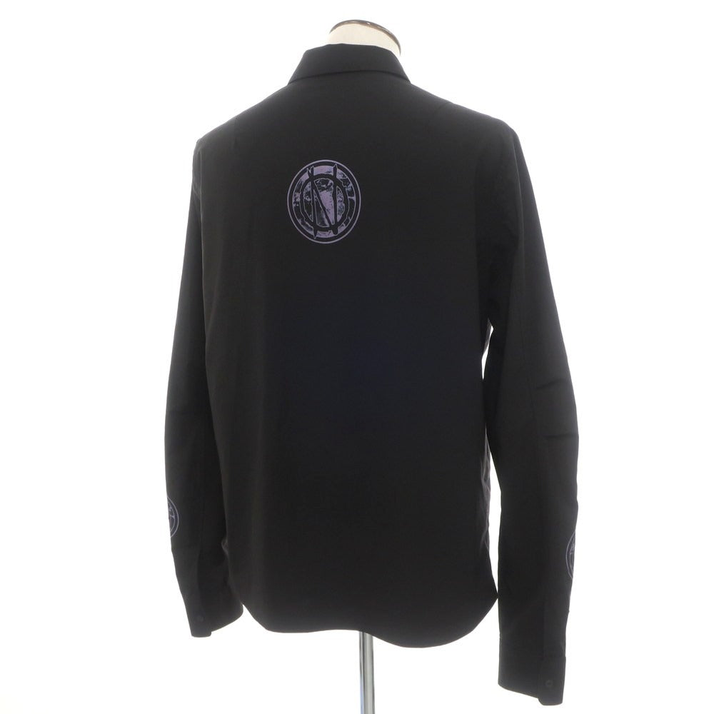 [Used] Ninety-Nine Percent Is 99%IS- Stretch Polyester Rayon Casual Shirt Black [4] [Condition Rank B] [Men&