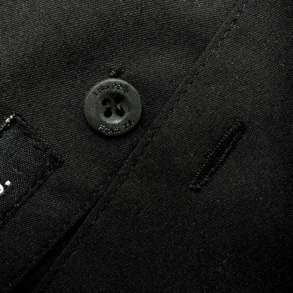 [Used] Ninety-Nine Percent Is 99%IS- Stretch Polyester Rayon Casual Shirt Black [4] [Condition Rank B] [Men&