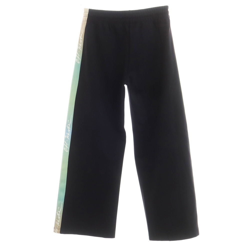 【中古】オフホワイト OFF-WHITE ナイロン ジャージー イージーパンツ ダークネイビー【サイズM】【 状態ランクB 】【 メンズ 】[EPD]